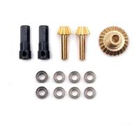 Kit d'essieu à engrenages en métal pour camion à chenilles RC à l'échelle 1/16, 4WD 6WD Pièces de mise à niveau compatibles avec véhicule tout-terrain B18 MN