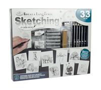 Kit dessin facile animaux de 33 pièces