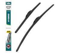 Kit d'essuie-glaces HEYNER® 650 mm / 400 mm Hybrid avec adaptateur B1 à l'avant