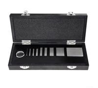 Kit d'étalonnage comprenant 9 blocs de jauge et un plat optique traçable N I S T pour indicateurs à cadran (niveau 1)