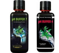 Kit d'étalonnage Growth Technology Buffer PH4 300 ml + Buffer PH7 300 ml