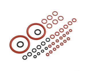 Kit d'étanchéité de joint torique 40 pièces pour valve de machine à café et composants à vapeur avec anneaux en caoutchouc conçus pour une durabilité et un remplacement facile