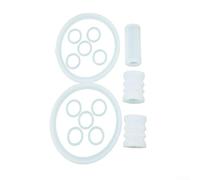 Kit d'étanchéité en caoutchouc pour machine à glaçons doux avec 10 petits joints toriques, 2 grands joints toriques, 2 tubes batteurs à tige, 1 tube de valve