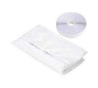 Kit D'étanchéité For Fenêtre De Climatiseur Portable, Plaque En Tissu Flexible, Joint À Fermeture Éclair Et Adhésif Protection Contre Toutes Les IntempéRies