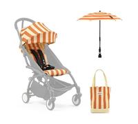 Kit d'été poussette YOYO 3 avec ombrelle, assise pack 6+ et sac tote bag Capri - Edition limitée Riviera