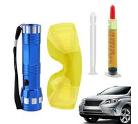 Kit détecteur fuites clim auto - Lampe Torche Protectrice Précise,Kit UV Détection Fuite Huile,pour moteur automobile, radiateur domestique diesel transmission et système