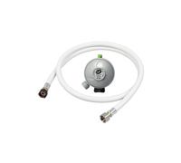 Kit détendeur et flexible butane - Rousseau - Détendeur 28-30 mbar - Débit 1,3 kg/h - Flexible à visser 1m