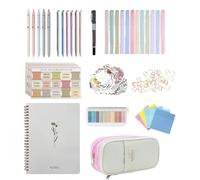 Kit d'étiquettes bibliques avec design esthétique, accessoires d'étude avec code couleur, outils d'apprentissage de la foi, système de journal de prière pour lire des notes