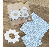 Kit d'étoiles en papier de Noël à construir DIY