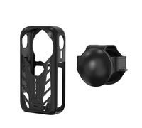 Kit d'étui en Silicone Souple Noir pour Insta360 X6, Housse de Protection pour caméra avec Cache-Objectif
