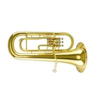 Kit Deuphonium Si Bémol Majeur Euphonium Laqué Or Big Horn Orchestre Adulte Doré