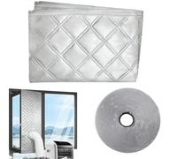 Kit d'évacuation d'air pour climatiseur portable Installation facile sans | Joint de Fenêtre Intérieur pour Climatiseur Mobile pour Tuyau de 13 à 15 cm Chambre Sal