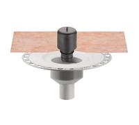 Kit d'évacuation douche italienne KERDI-DRAIN - Sortie verticale DN50 - Siphon intégré