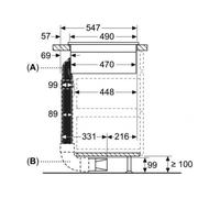 Kit d'évacuation pour plaque aspirante SIEMENS HZ9VDKE1 - Filtres à charbon + gaines
