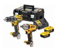 DeWALT Kit 2 outils à batterie, 18V - DCK2077P2T-QW