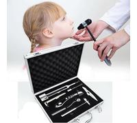 Kit d'examen neurologique, kit de diagnostic 7 pièces pour test sensoriel comprenant piqûre d'épingle, pression tactile, température, vibrations et réflexes tendineux