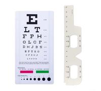 Kit d'examen oculaire essentiel et règle PD, convient pour un usage professionnel et domestique, fabriqué en PVC (GJC26+FA05)