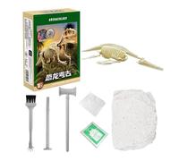 Kit d'excavation de dinosaures - craie, squelette armoire, taille pour petits , jouet de découverte | Kit éducatif fossile avec outils pour apprendre et décorer des étagères