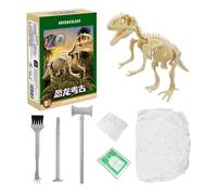 Kit d'excavation de dinosaures - craie, squelette armoire, taille pour petits , jouet de découverte | Kit éducatif fossile avec outils pour apprendre et décorer des étagères