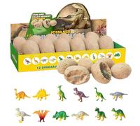 Kit d'excavation de dinosaures pour enfants, œufs de dinosaure, à déterrer, jouet pour anniversaire, Pâques, garçons et filles à partir de 3, 4, 5, 6, 7, 8, 9, 10
