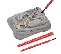 Kit d'excavation de dinosaures pour , jouet sensoriel scientifique avec squelette, activités éducatives pour fêtes et créativité