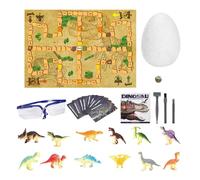 - Kit d'excavation - Kit d'excavation de dinosaures de 9,06 pouces | Science archéologique pédagogique | Découvrez les jouets à œufs pour un anniversaire, le Nouvel An, Noël, Pâques, de véritables