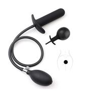 Kit D'Exercice Gonflable Noir, Base De Soutien AntidéRapante, DéMonter Le Dispositif Gonflateur Manuel - D28