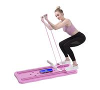 Kit d'exercice pliable - Système de pilates compact, équipement d'exercice de résistance légère | Pack de sculpture du corps total | Entraîneur flexible de pilates à domicile, renforceur d'équilibre