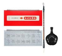 Kit d'exercices pour débutants, serviette d'écriture réutilisable, carnet d'écriture, pinceau avec manche en bois pour les passionnés, les adultes, les étudiants, le bloc d'exercice d'écriture à l'eau