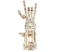Kit d'exosquelette robot en bois à construire soi-même : un kit pour une structure portable avec articulations mobiles pour les amateurs de technique (448 pièces)