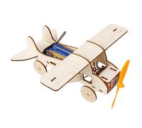 Kit d'expérience Scientifique,Avion en Bois Électrique Jouet Éducatif - Matériel Pédagogique Kit Scientifique De Physique | pour Garçons Filles Étudiants École École À La Maison
