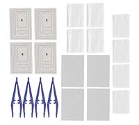 Kit d'expérience Scientifique Kit innovant DIY Papermer Science Tool Toys for Kids Élèves Projets Scolaires Plywood Material 10x7cm 4 Sets