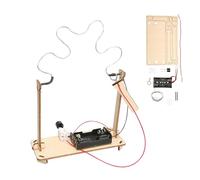 Kit d'expériences Circuits - Bois 14x6x12cm | Jouet d'apprentissage électrique Physique STEM Enfants | Set Projet Éducatif Créativité Ingénierie École Maison Utilisation