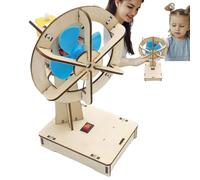 Kit d'expériences scientifiques - jouet scientifique ventilateur oscillant électrique, jeu éducatif en bois pour l'apprentissage physique et la pensée logique filles garçons école primaire