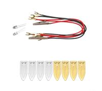 Kit d'expérimentation de batterie de fruits avec électrodes en cuivre et zinc pour enseigner l'électricité et les concepts scientifiques STEM