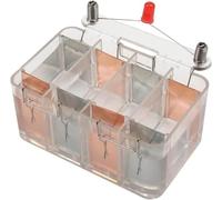 Kit d'expérimentation de batterie primaire d'eau salée Démonstrateur de production d'énergie électrochimique Appareil d'enseignement de physique électrique for étudiants Cellule galvanique