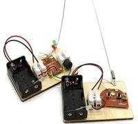Kit d'expérimentation de circuit télégraphique sans fil à monter soi-même, émetteur code Morse, kit scientifique, ensemble d'apprentissage STEM éducatif, kits physique, projet scolaire