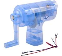 Kit d'expérimentation de générateur à manivelle, mini modèle de puissance portable, outil d'enseignement à induction électromagnétique, équipement de laboratoire d'électromagnétisme physique