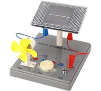 Kit d'expérimentation de l'énergie Solaire, modèle de Conversion d'énergie Solaire, kit Scientifique à Faire soi-même avec Ventilateur et Sonnerie pour l'enseignement en Classe