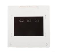 Kit d'expérimentation de physique optique 50 x 50 mm avec différentes formes de trous 20 à 60 lignes/mm pour outils pédagogiques de laboratoire (trous rondes)