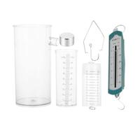 Kit d'expérimentation de principe d'Archimède, dynamomètre à ressort et compteur de force de flottabilité, appareil combiné de coupelle de trop-plein transparent for la vérification des règles