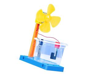 Kit d'expérimentation de véhicule de production d'électricité d'eau salée, jouet de montage pratique, jouet éducatif pour enfants pour l'école et les cours de an d'eau salée