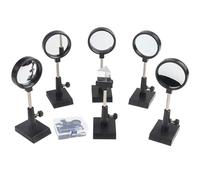 Kit D'expérimentation D'optique Physique, Ensemble De Prismes Triangulaires À Miroir Plan, Équipement Démonstration Optique Lentille Concave Convexe Avec Base Réglable