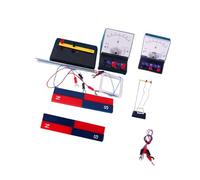 Kit d'expérimentation électromagnétique à induction - Outil de démonstration d'expérimentation électromagnétique éducative - Aide à l'enseignement de la physique - Ensemble de coupe de lignes de