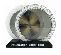 Kit d'expérimentation optique éducatif avec polariseurs pour une analyse approfondie de la lumière (noir et blanc)