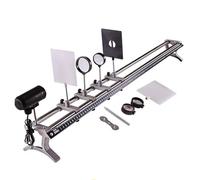 Kit d'expérimentation physique Banc optique Lentille concave Lentille convexe Règles d'imagerie Expérience en classe for étudiants amovible