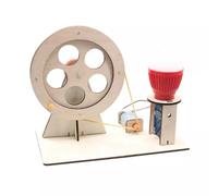 Kit d'expérimentation scientifique de générateur d'énergie à manivelle - Génération d'électricité sans batterie pour l'apprentissage STEM, les laboratoires en t l'éducation en plein air