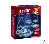 Kit D'Expérimentation Scientifique Magnétique 12 En 1 Pour Enfants, Jouets À Lévitation Magnétique, Jeux D'Expérimentation Scientifique Intéressants, A1l9