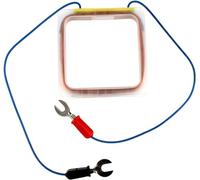 Kit d'expérimentation sur l'induction électromagnétique - Bobine de cuivre carrée, instrument laboratoire physique for l'étude du courant et champ magnétique