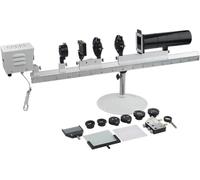 Kit d'expérimentation sur Rail optique calibré, physique, Diffraction, interférence lumineuse à Double fente, anneau Newton Young, 80cm